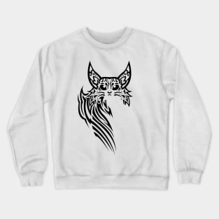Lynx tattoo style Crewneck Sweatshirt